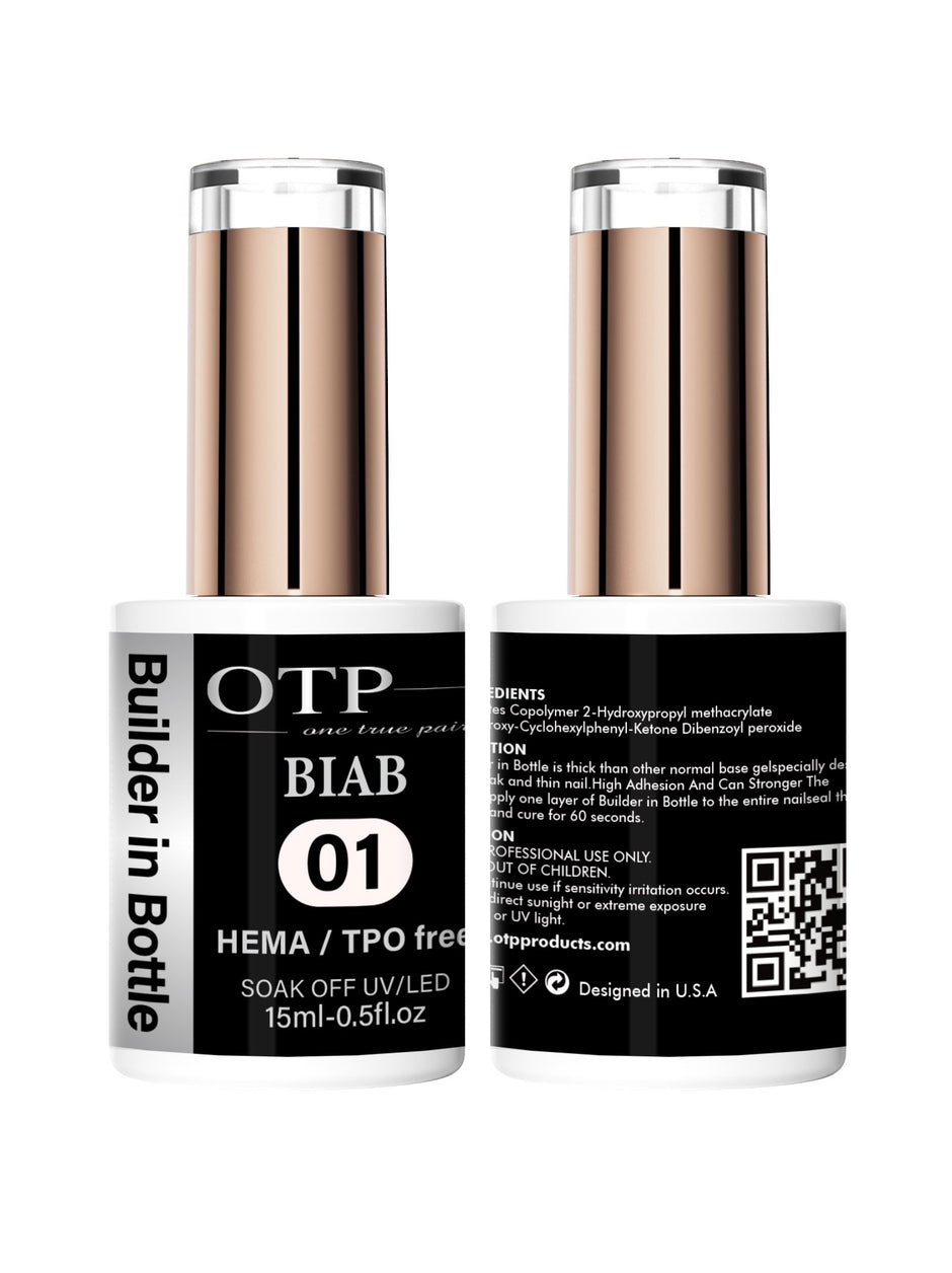 Builder Gel in bottle .5oz (BIAB)- CLEAR-HEMA/TPO FREE