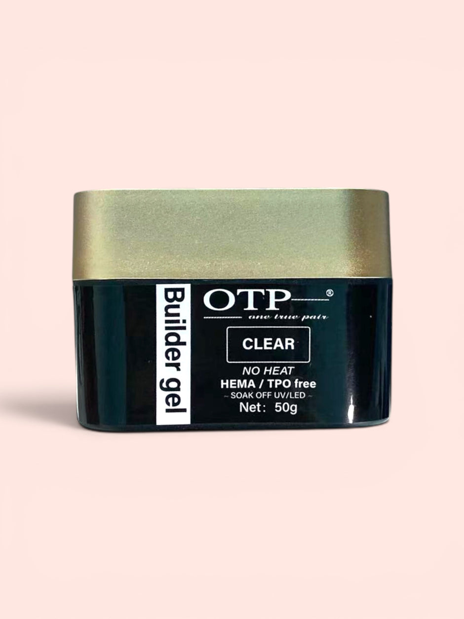 Builder Gel in JAR 50ml-CLEAR-HEMA/TPO FREE-NO HEAT