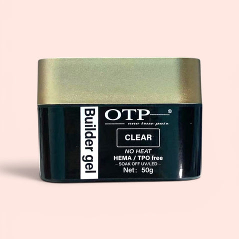 Builder Gel in JAR 50ml-CLEAR-HEMA/TPO FREE-NO HEAT