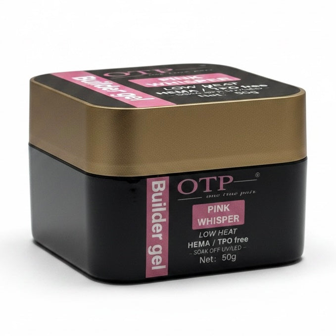 Builder Gel in JAR 50ml-Pink Whisper-HEMA/TPO FREE-Low HEAT