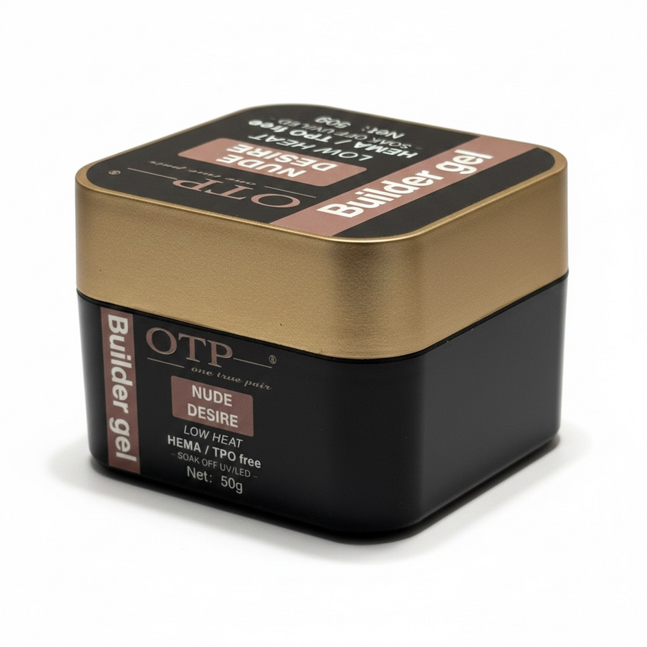Builder Gel in JAR 50ml-Nude Desire-HEMA/TPO FREE-Low HEAT